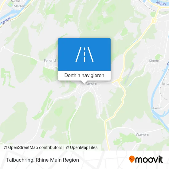 Talbachring Karte