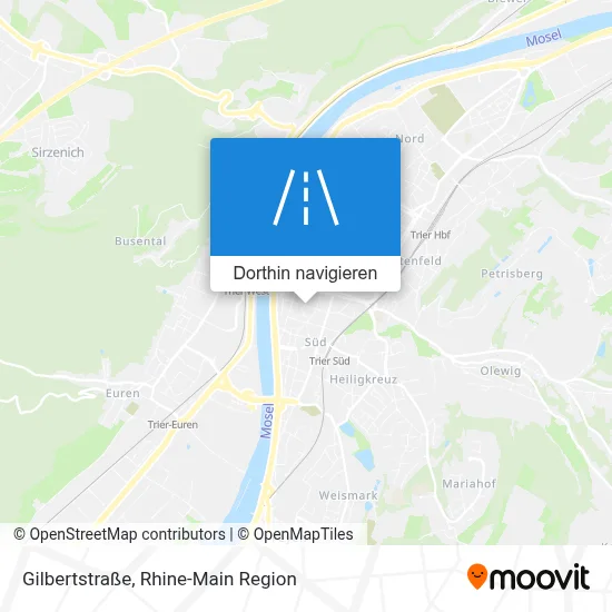 Gilbertstraße Karte