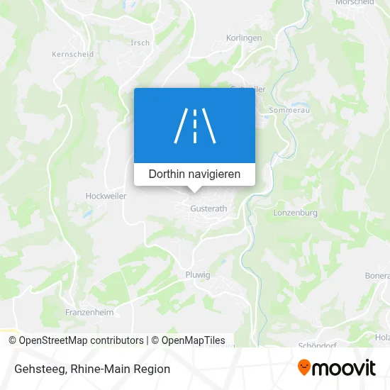 Gehsteeg Karte