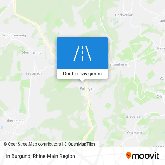 In Burgund Karte