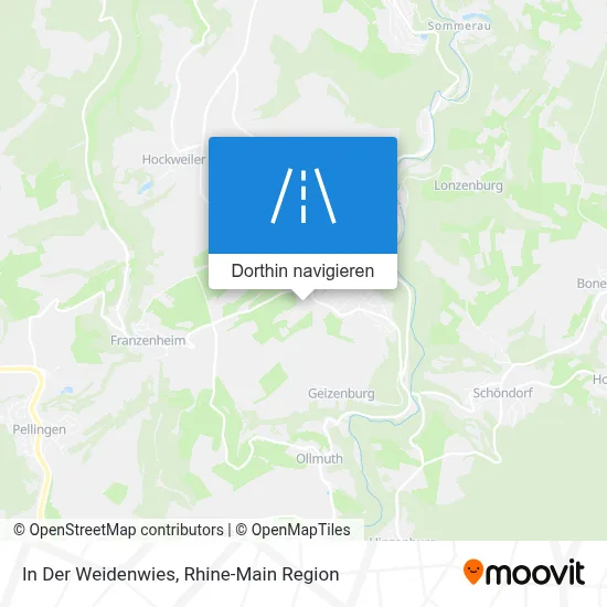 In Der Weidenwies Karte