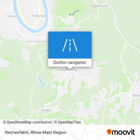 Rechenfahrt Karte