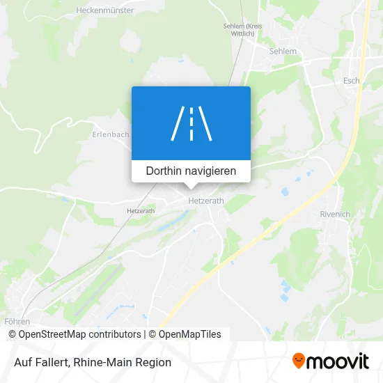 Auf Fallert Karte