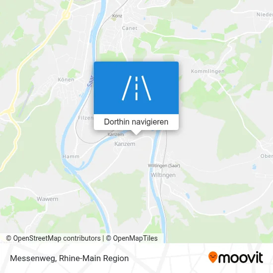 Messenweg Karte