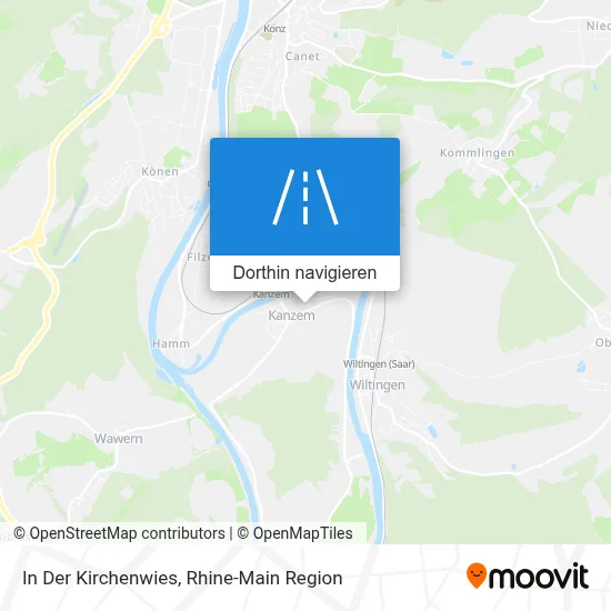 In Der Kirchenwies Karte