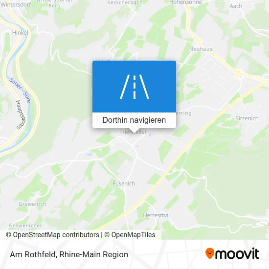 Am Rothfeld Karte