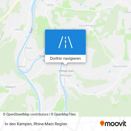 In den Kampen Karte