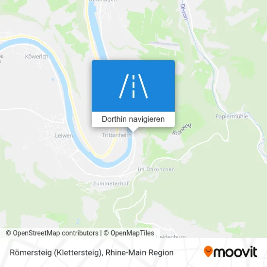 Römersteig (Klettersteig) Karte