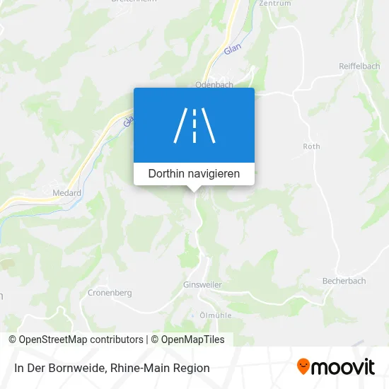 In Der Bornweide Karte
