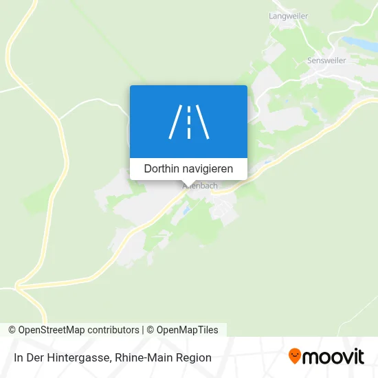 In Der Hintergasse Karte