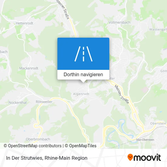 In Der Strutwies Karte