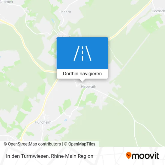 In den Turmwiesen Karte