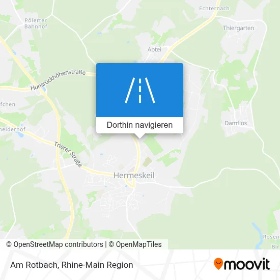 Am Rotbach Karte