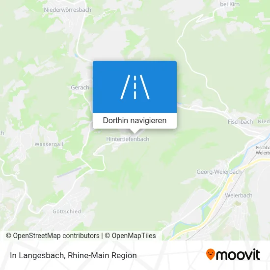 In Langesbach Karte