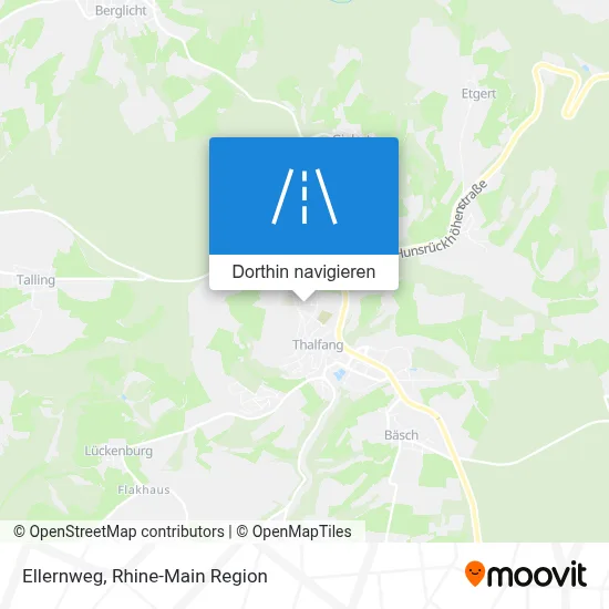 Ellernweg Karte