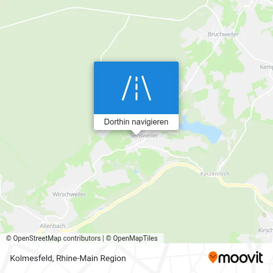 Kolmesfeld Karte