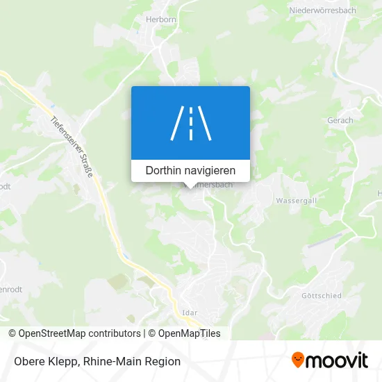 Obere Klepp Karte