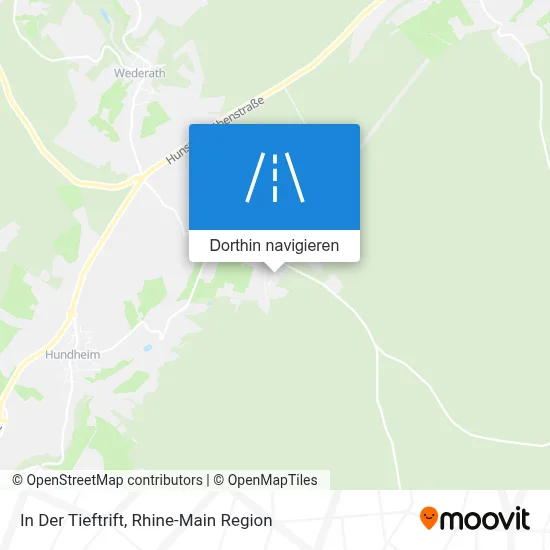 In Der Tieftrift Karte