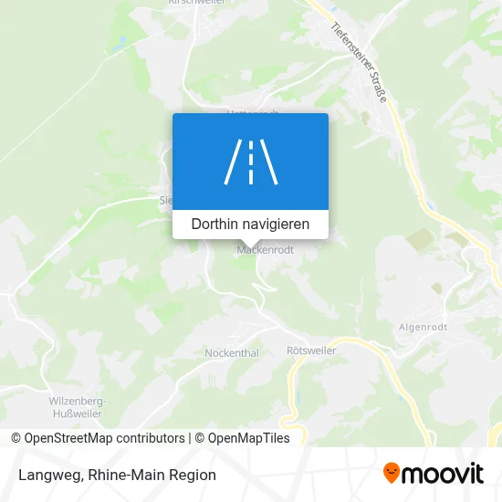 Langweg Karte