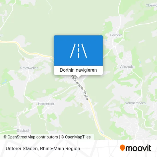 Unterer Staden Karte