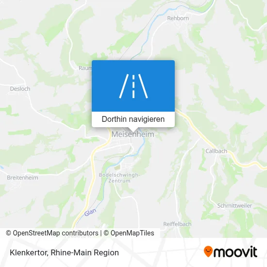 Klenkertor Karte