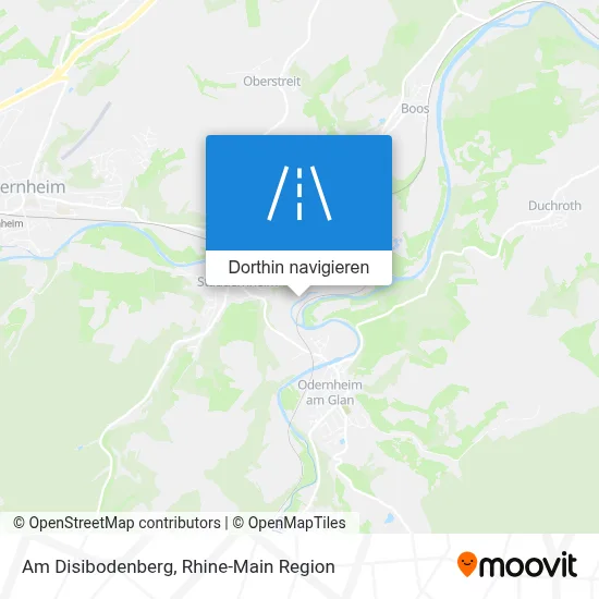 Am Disibodenberg Karte