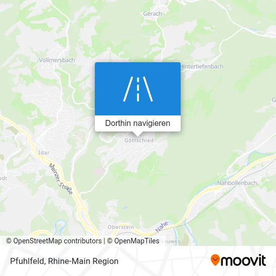 Pfuhlfeld Karte
