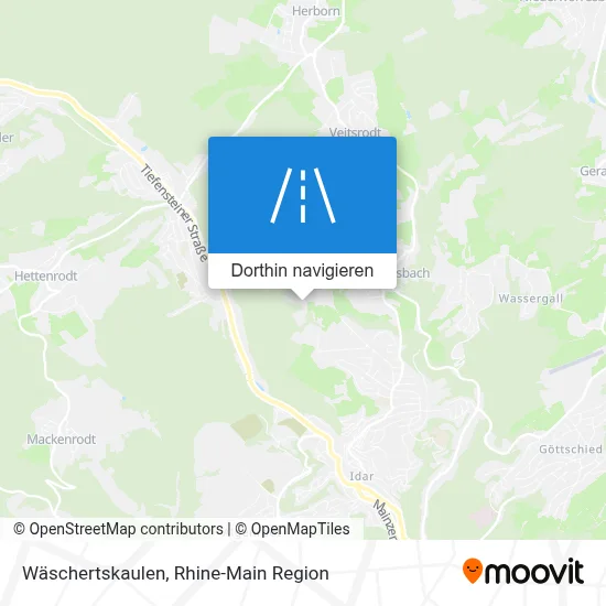 Wäschertskaulen Karte