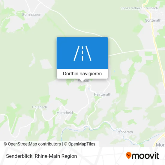 Senderblick Karte
