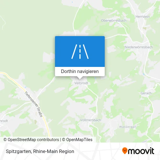 Spitzgarten Karte