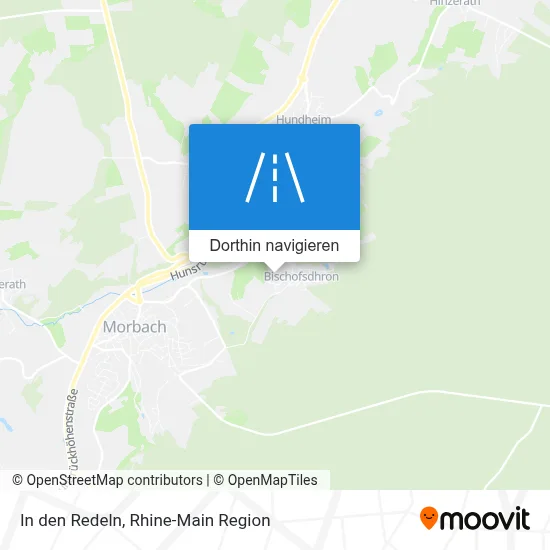 In den Redeln Karte