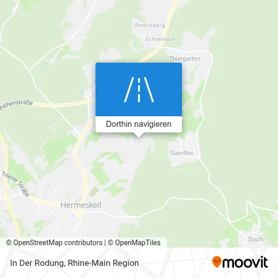 In Der Rodung Karte