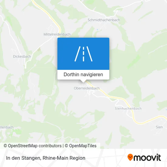 In den Stangen Karte