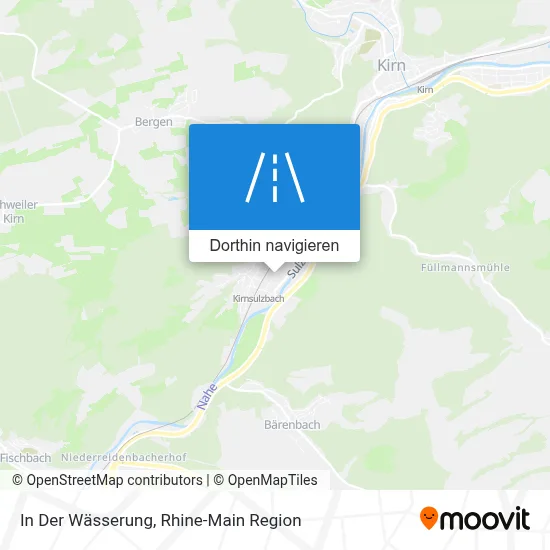 In Der Wässerung Karte