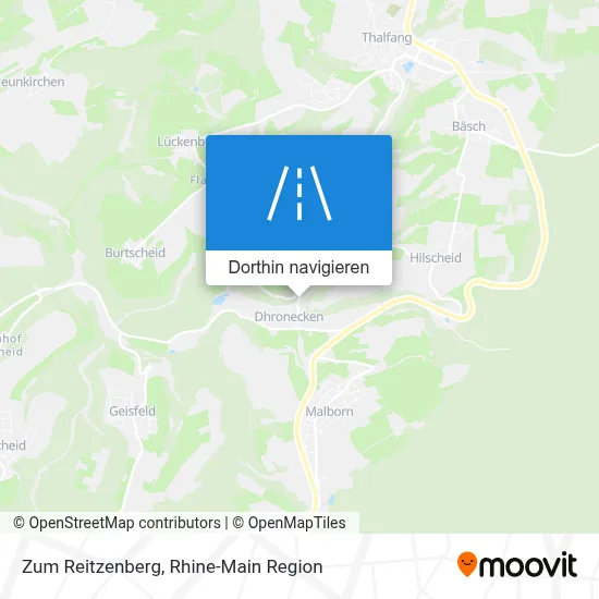 Zum Reitzenberg Karte