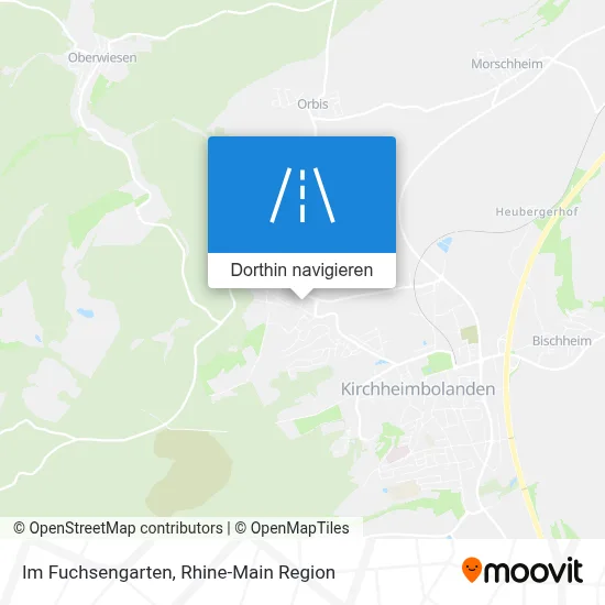 Im Fuchsengarten Karte