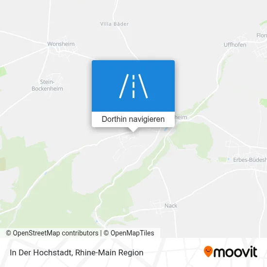 In Der Hochstadt Karte