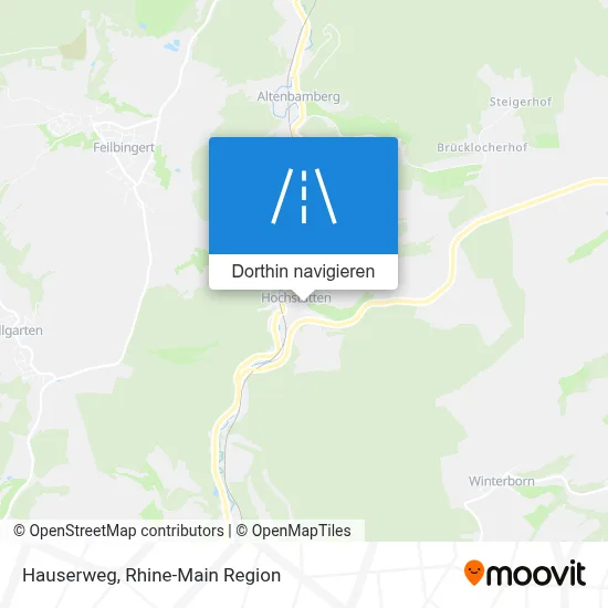 Hauserweg Karte