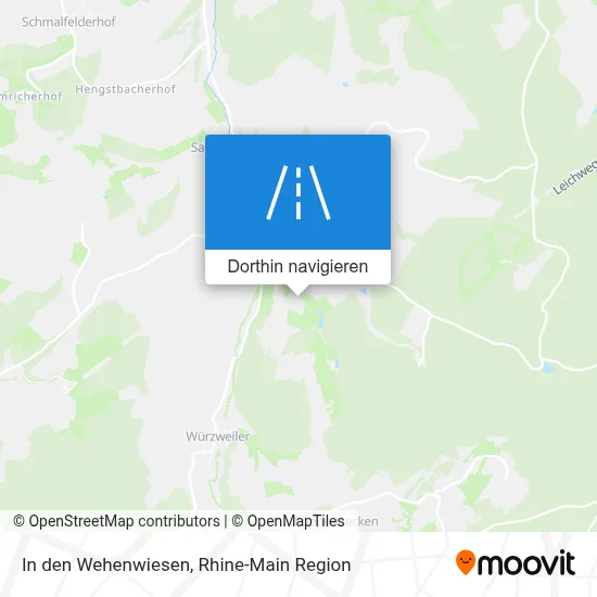 In den Wehenwiesen Karte