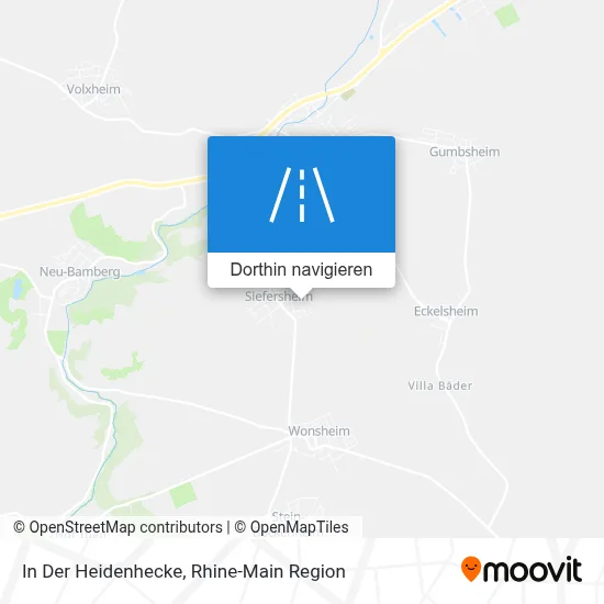 In Der Heidenhecke Karte