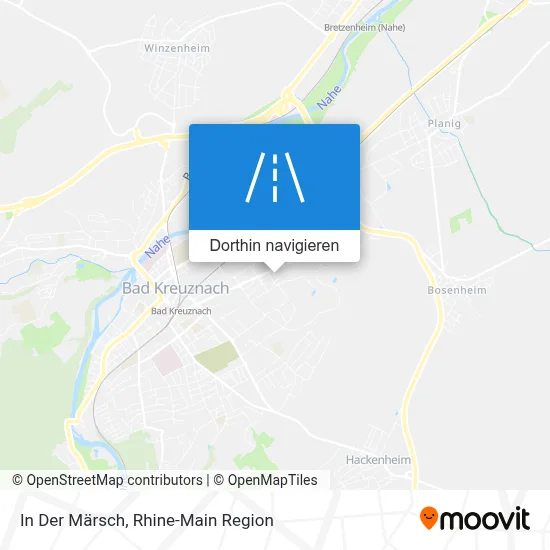 In Der Märsch Karte