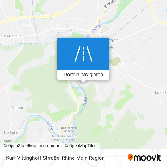 Kurt-Vittinghoff-Strraße Karte