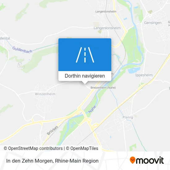 In den Zehn Morgen Karte