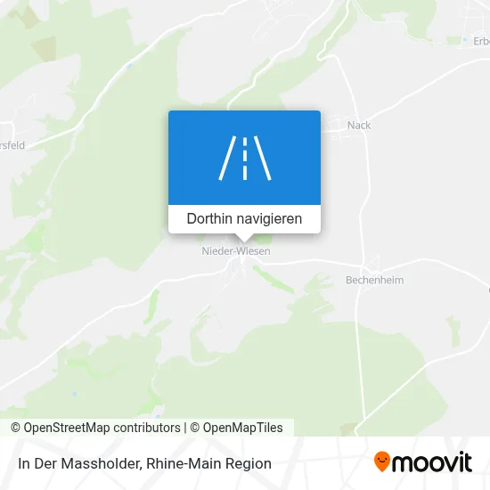 In Der Massholder Karte