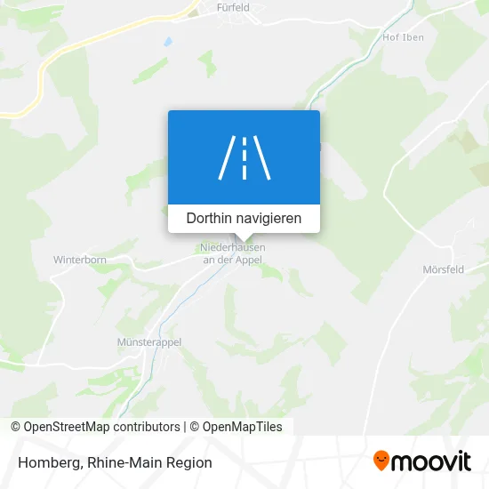 Homberg Karte