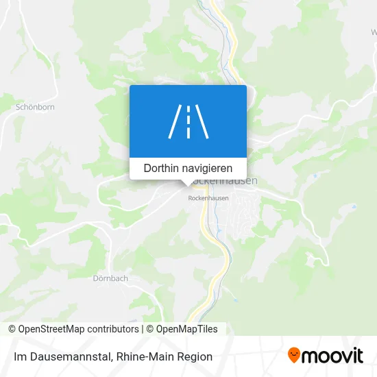 Im Dausemannstal Karte