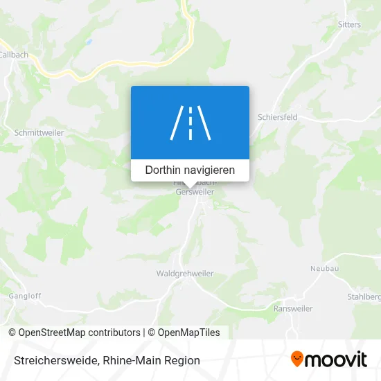 Streichersweide Karte