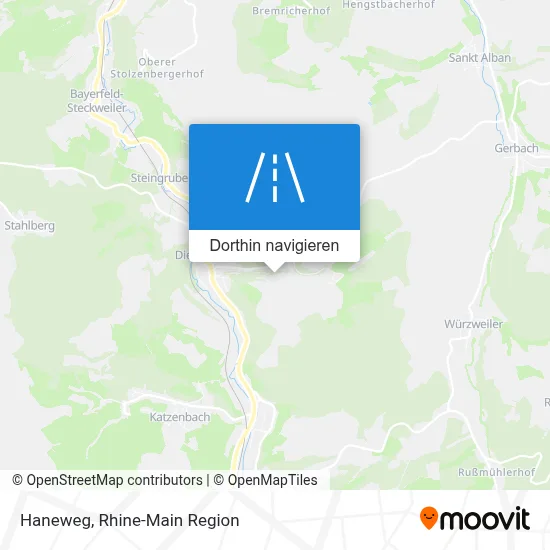 Haneweg Karte