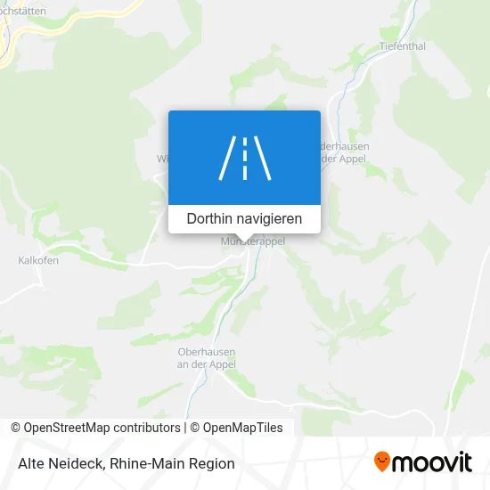 Alte Neideck Karte