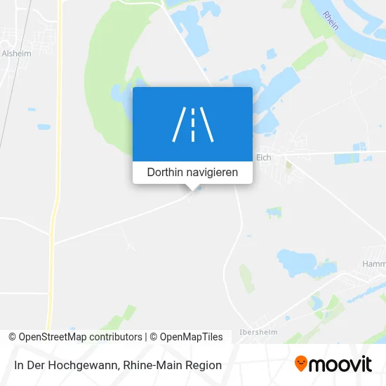 In Der Hochgewann Karte